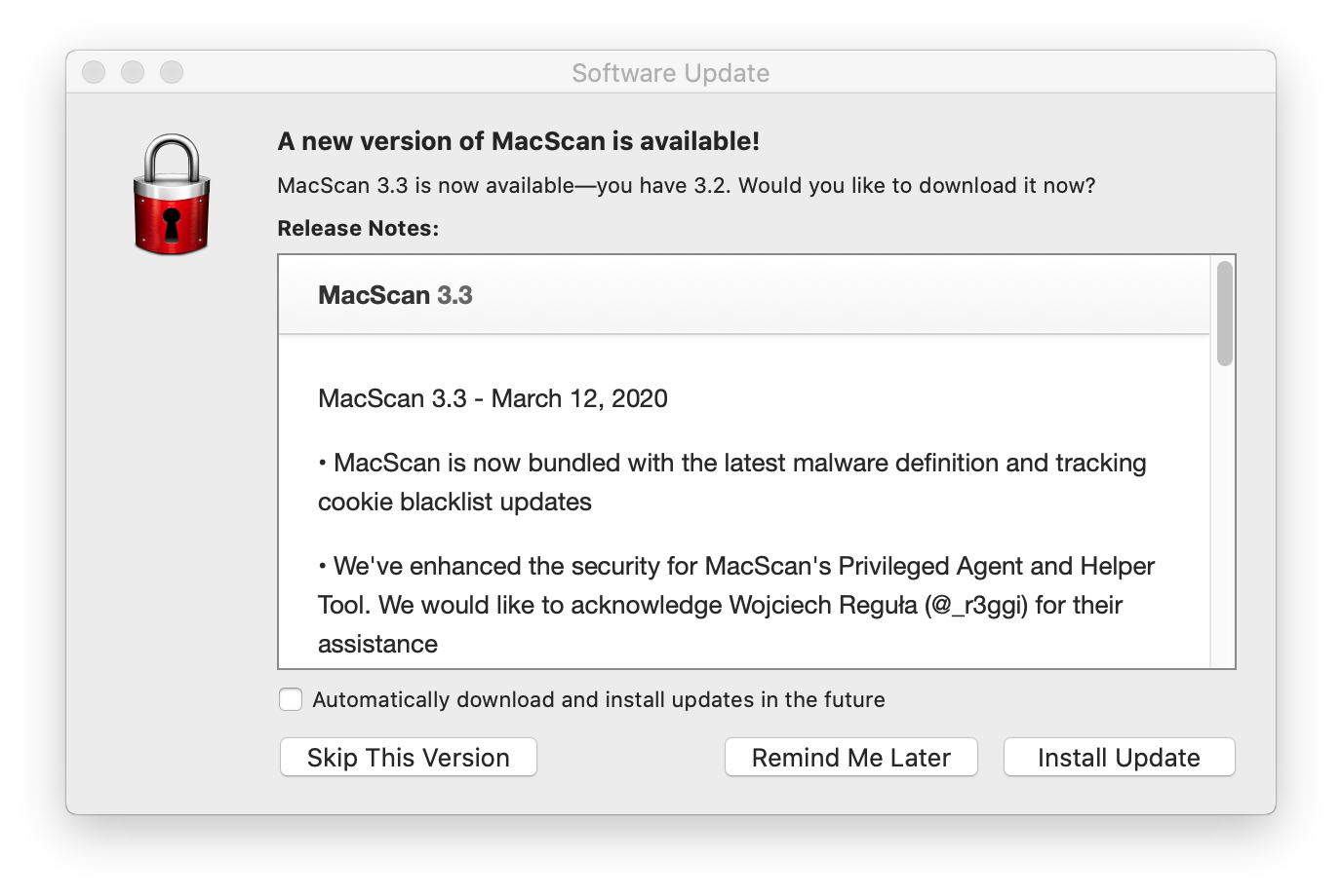 Release notes